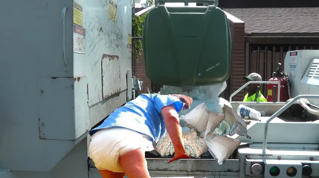 The Diaper Service Are there ANY ACTUAL trash men that WOULD literally