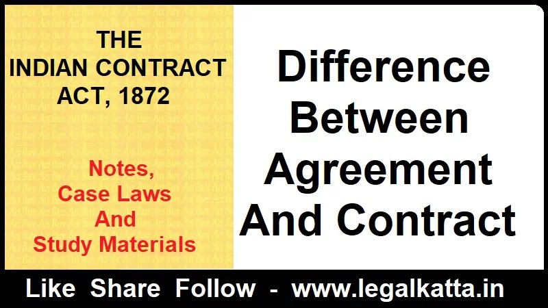 difference between agreement assignment