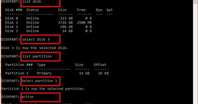 Cara Gampang Membuat Partisi Aktif Di Windows 10 8 7 Dan Xp Melalui Command Prompt Tanpa Software Bebaslah Cara Gampang Membuat Partisi Aktif Di Windows 10 8 7 Dan Xp Melalui Command Prompt Tanpa Software Bebaslah