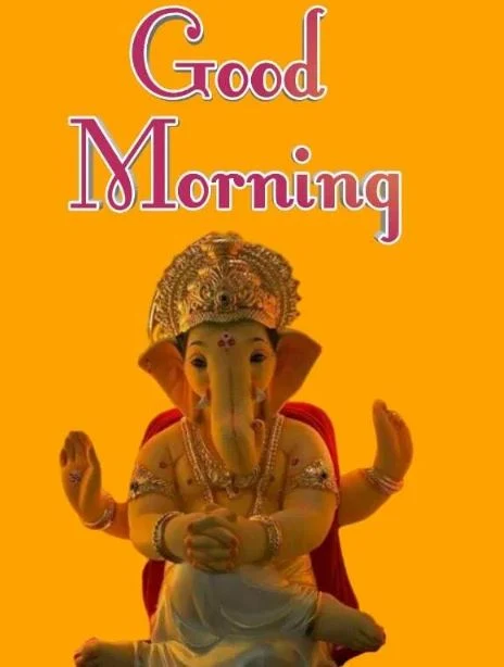 good morning images for ganesha