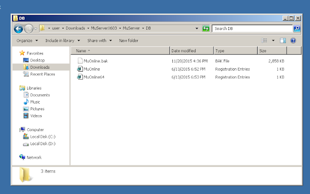 Restoring Database Backup - How to make MU Online Private Server Season ...