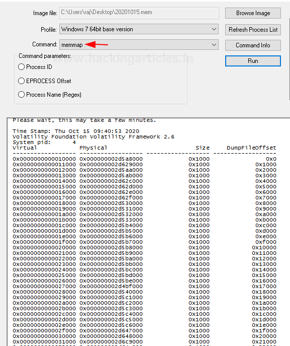 Memory Forensics with Volatility Workbench