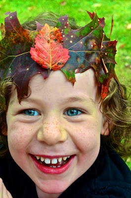 Twig and Toadstool: Simple Autumn Leaf Crowns!