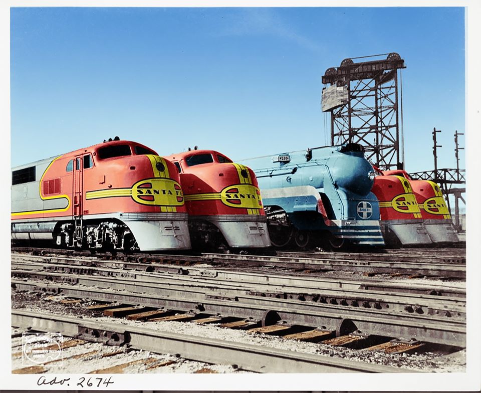 From LA to Chicago, Santa Fe Railroad was first to have diesel engines pull  passenger cars – San Bernardino Sun