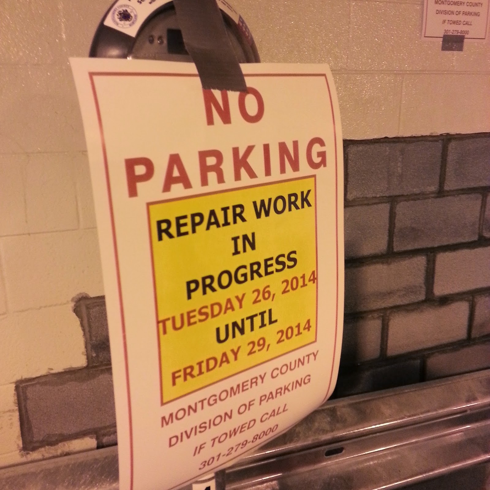 Robert Dyer Bethesda Row CAR CRASHRELATED HOLE IN BETHESDA GARAGE