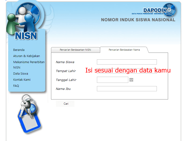 2 Cara Gampang Cek Nisn Siswa Melalui Online Aplikasi