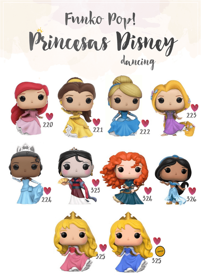 Wishlist #12 - Funko Pop - Princesas Disney (Dancing) - Livros e Chocolate
