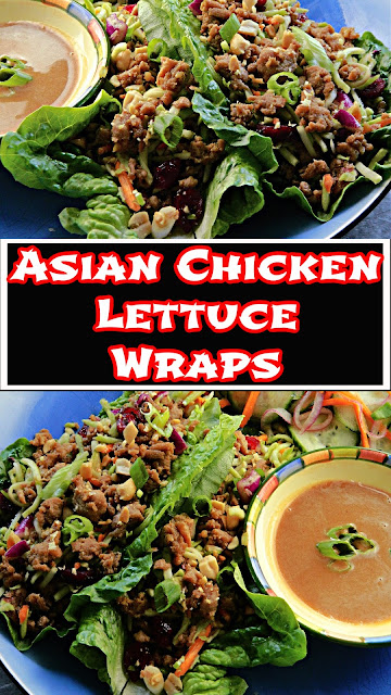 Asian Chicken Lettuce Wraps- Weight Watchers Friendly