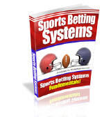 Football betting ebook Sports betting systems