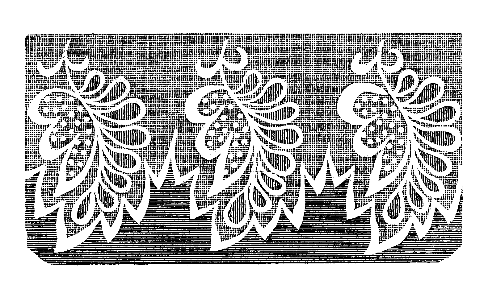 Antique Images Free Digital Image Transfer of Antique Lace Border Design