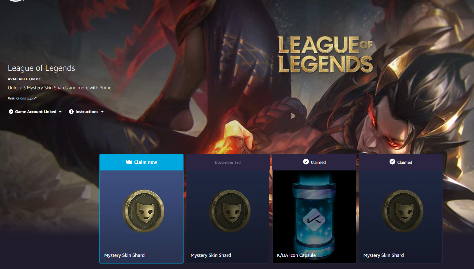 Prime Gaming And Riot Games Extend Deal To Give 'League Of Legends