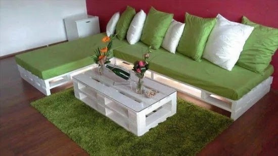 Desain sofa inspiratif dari palet bekas