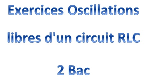 Exercices Oscillations libres d'un circuit RLC 2 Bac