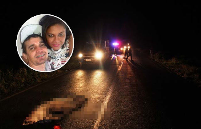 Casal morre em acidente envolvendo carro e moto no município de Conceição do Coité