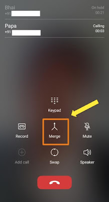 conference call merge kaise kare