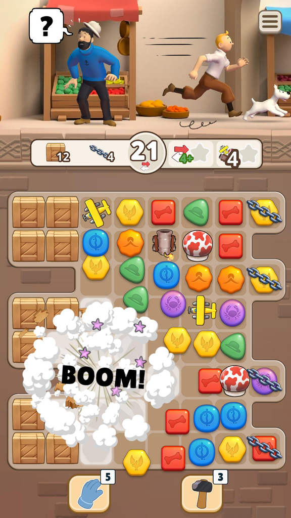 Tintim ganha jogo para smartphone ~ Tintim por Tintim