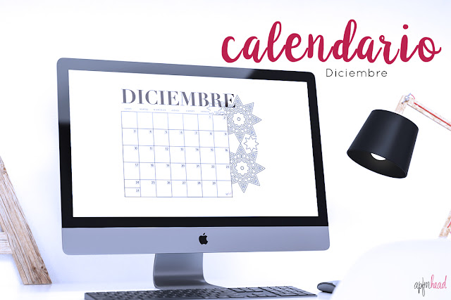 Freebie: Calendario Diciembre