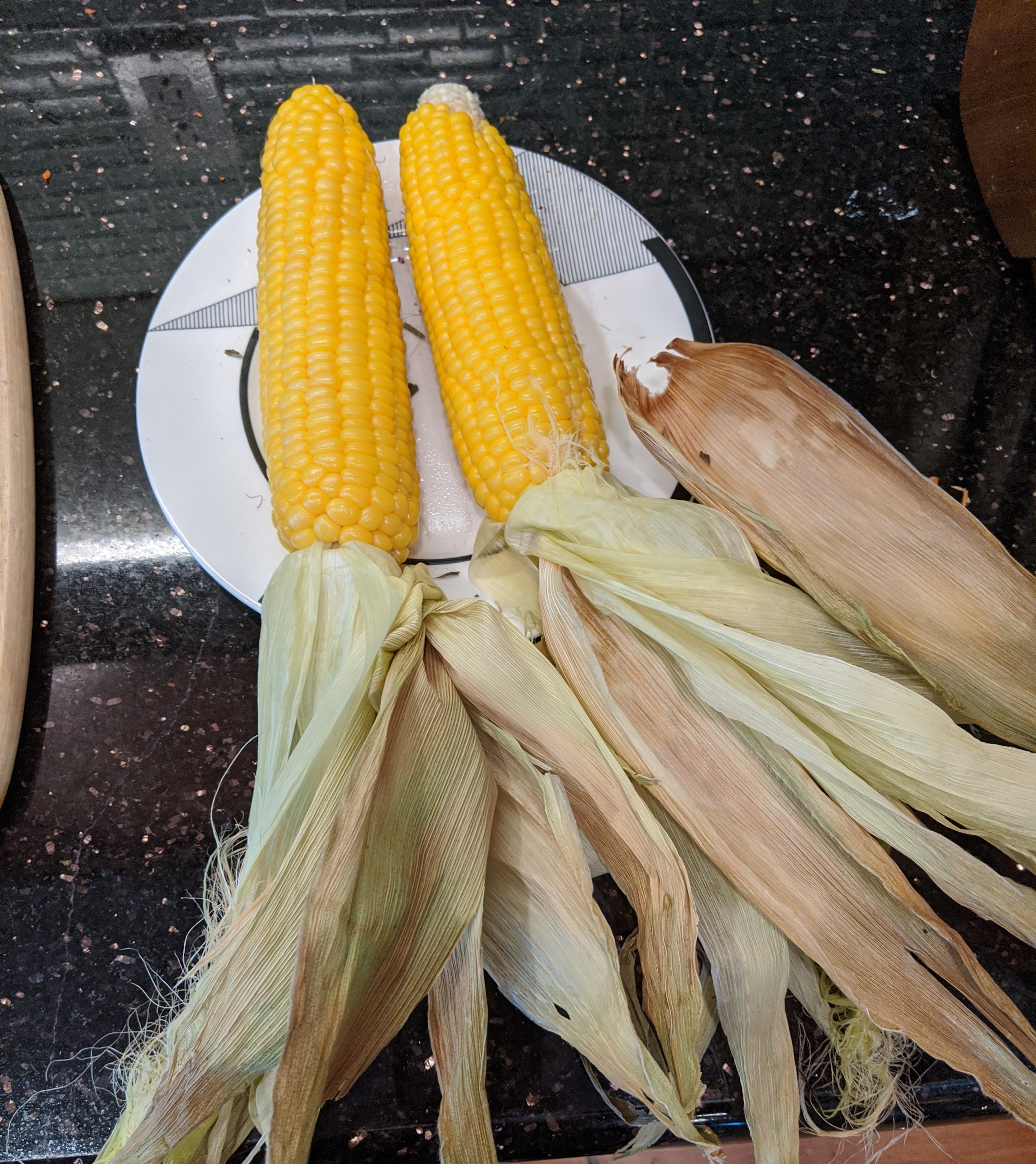 Oven Roasted Corn on the Cob in the Husks