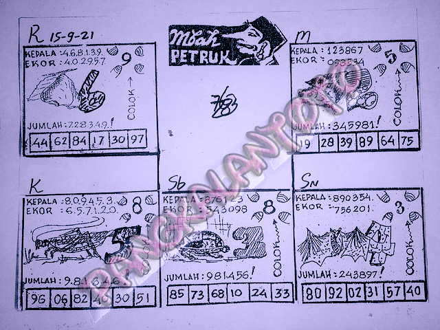 Prediksi Syair Sgp 15 September 2021 Pangkalantoto