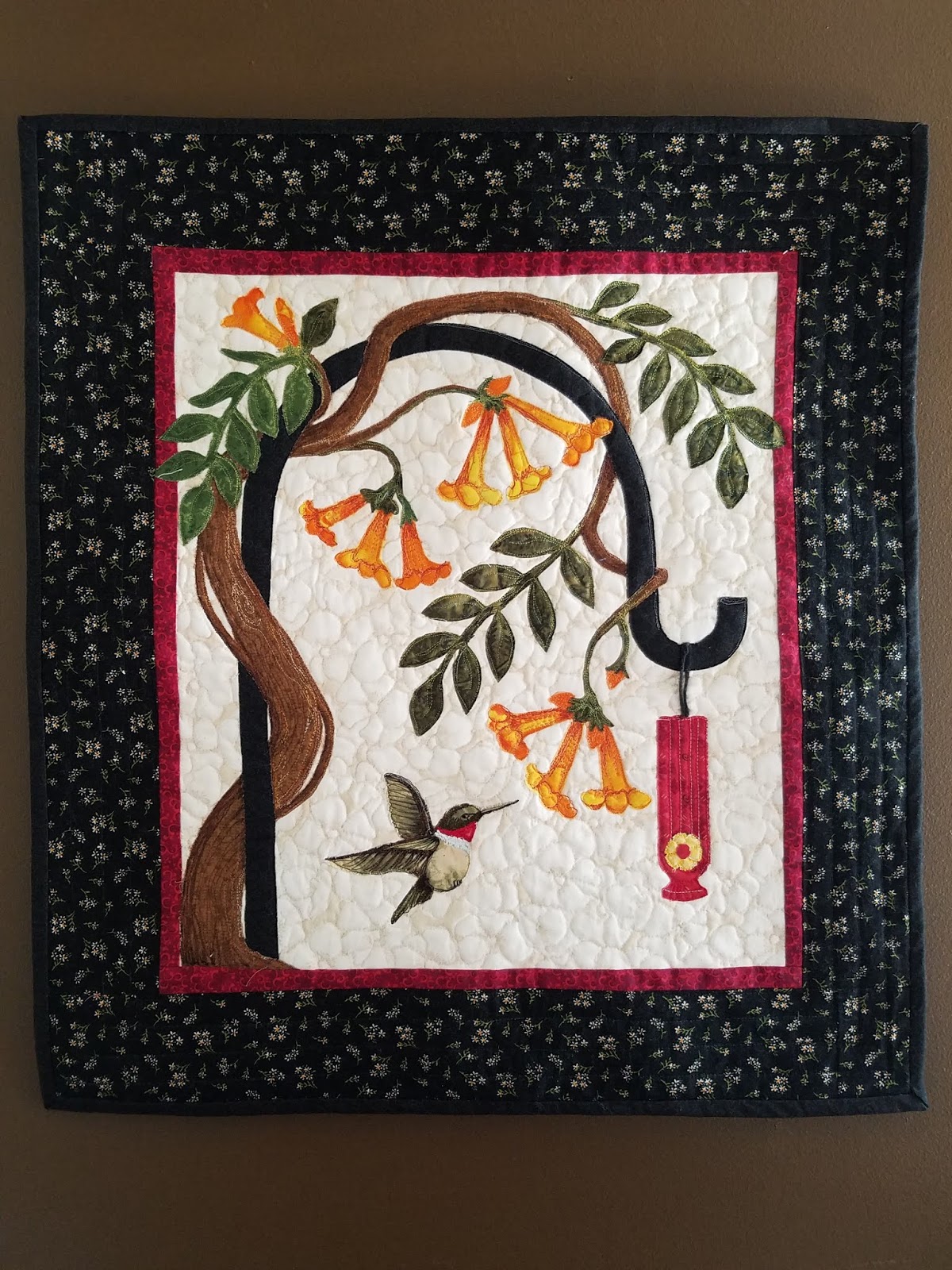 Project QUILTING Drams Trumpet Vine by Sandy D