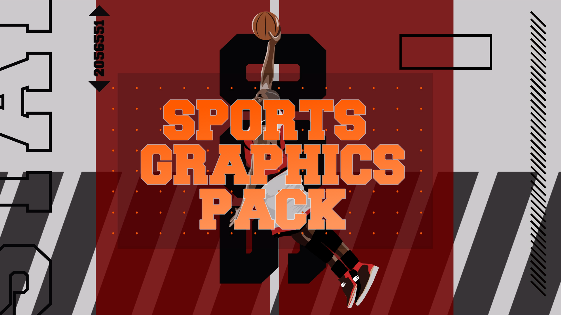 SPORTS GRAPHICS PACK EFECTO PREMIUM FILMORA X EL HIBRIDO