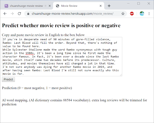 django with tensorflow