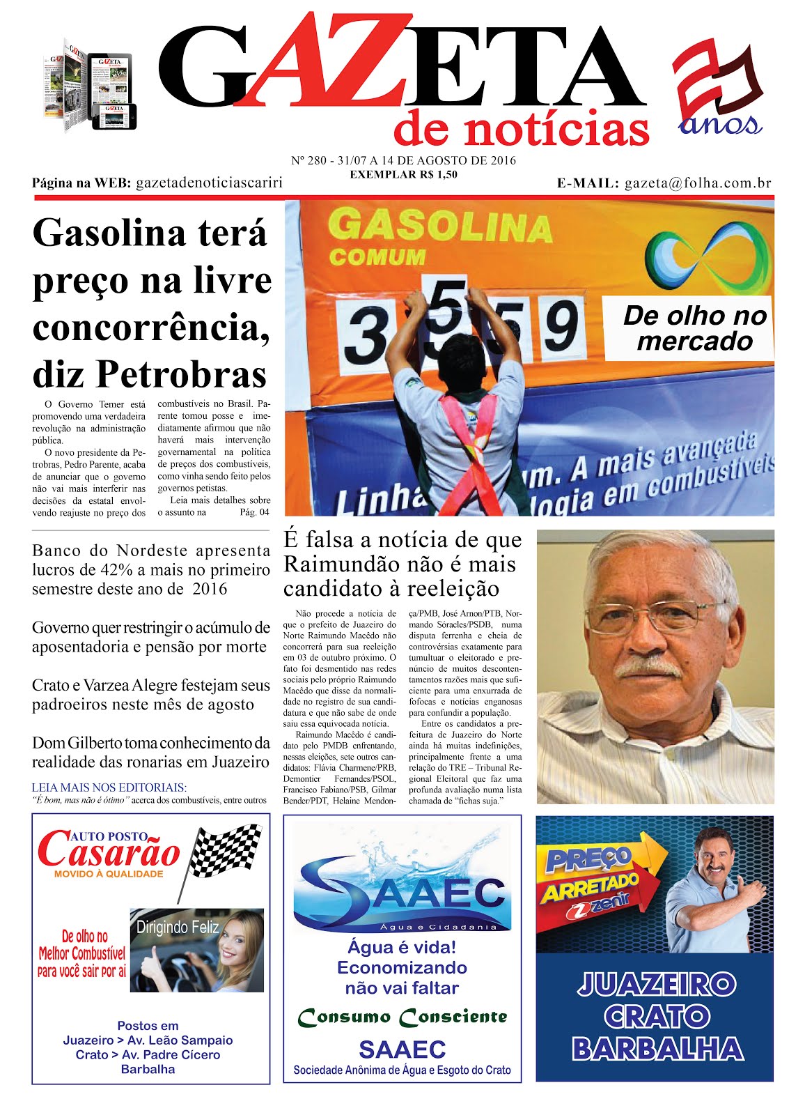 GAZETA DE NOTÍCIAS