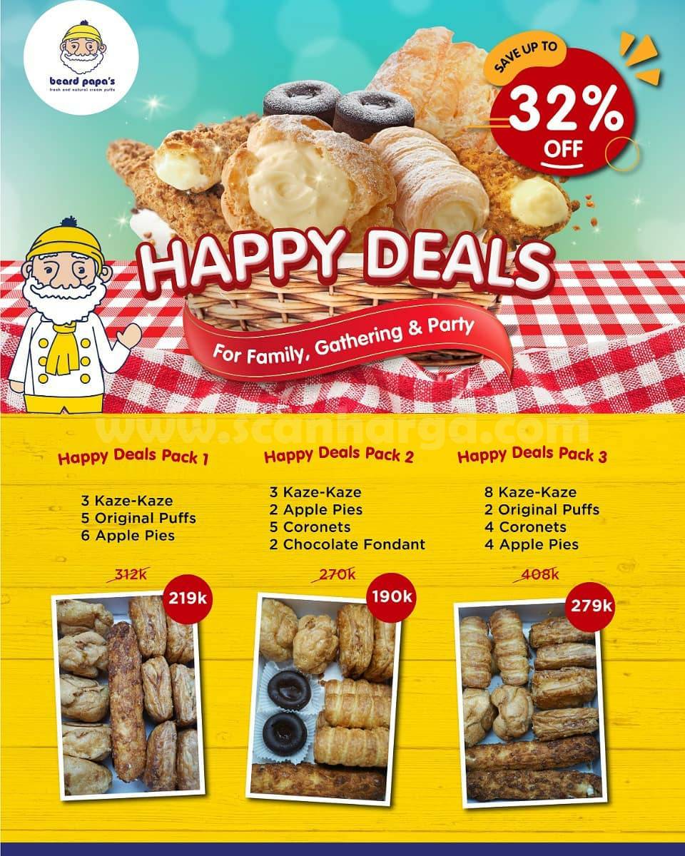 Beard Papa Promo Paket Happy Deals Scanharga