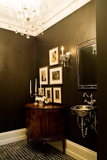 Evita Glamour: Baños con glamour.