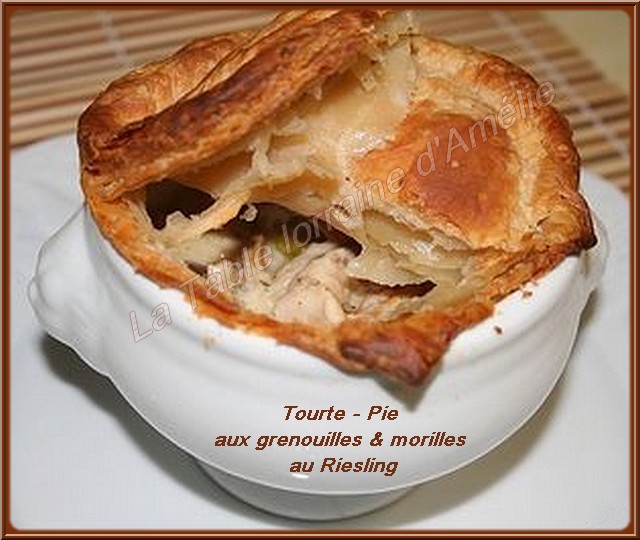 La Table Lorraine D Amelie Tourte Pie Aux Grenouilles Et