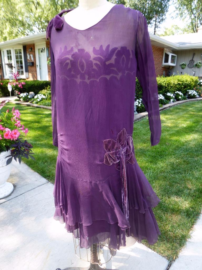 All The Pretty Dresses: Lovely 1920's Purple Dress