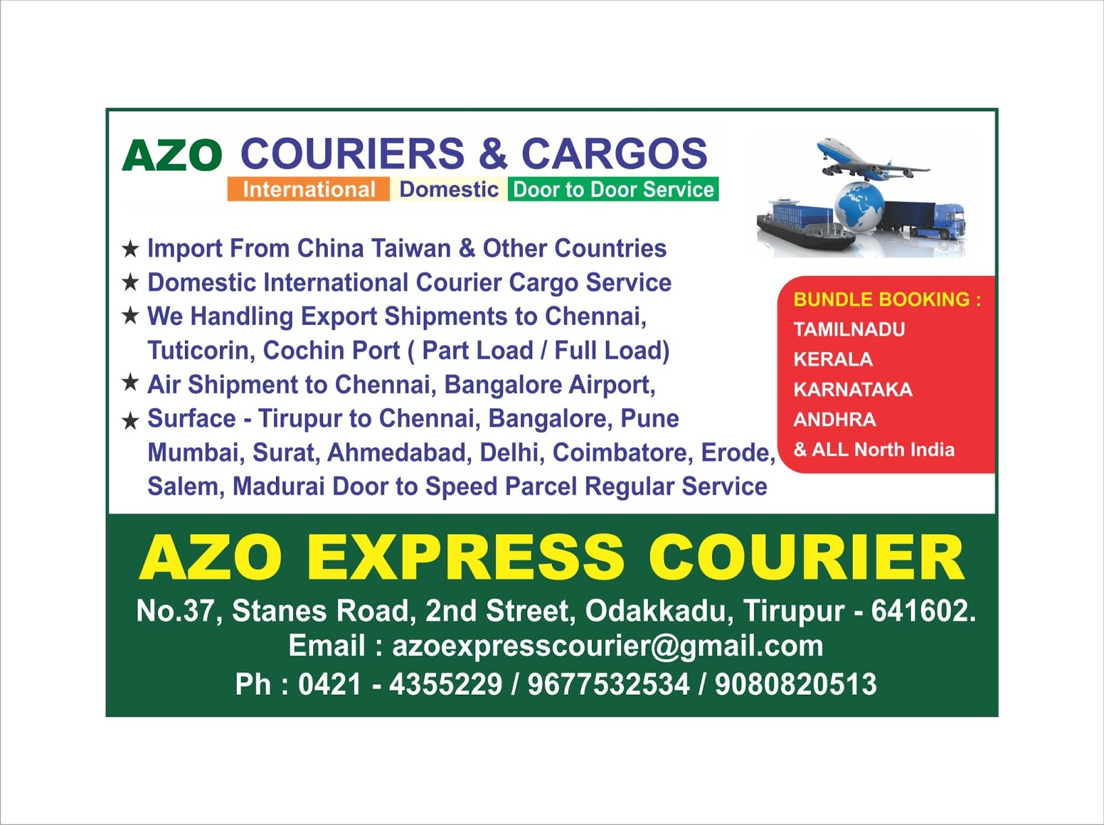 Azo Express Courier