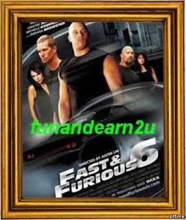 Fast & Furious 6 (2013) DVDRip  Hindi Dubbed  HD 720p Dual Audio 