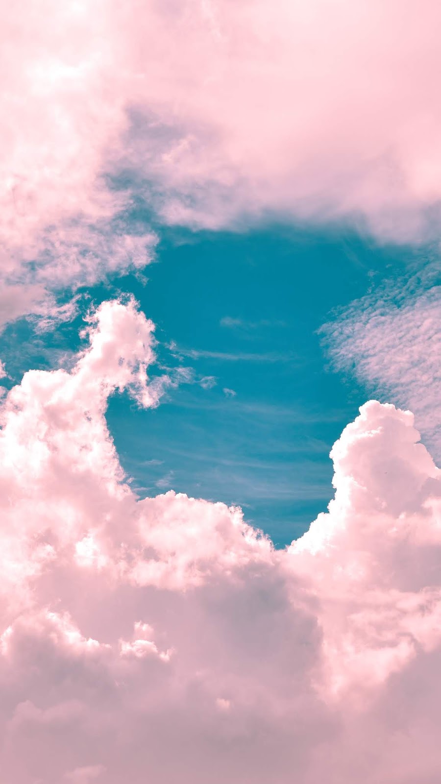 Pink clouds