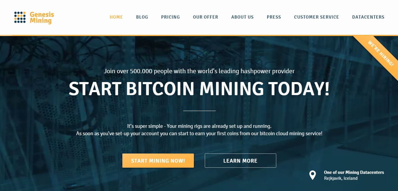 Free Bitcoin Cloud Mining Platform Genesis Mining Contract Details - 