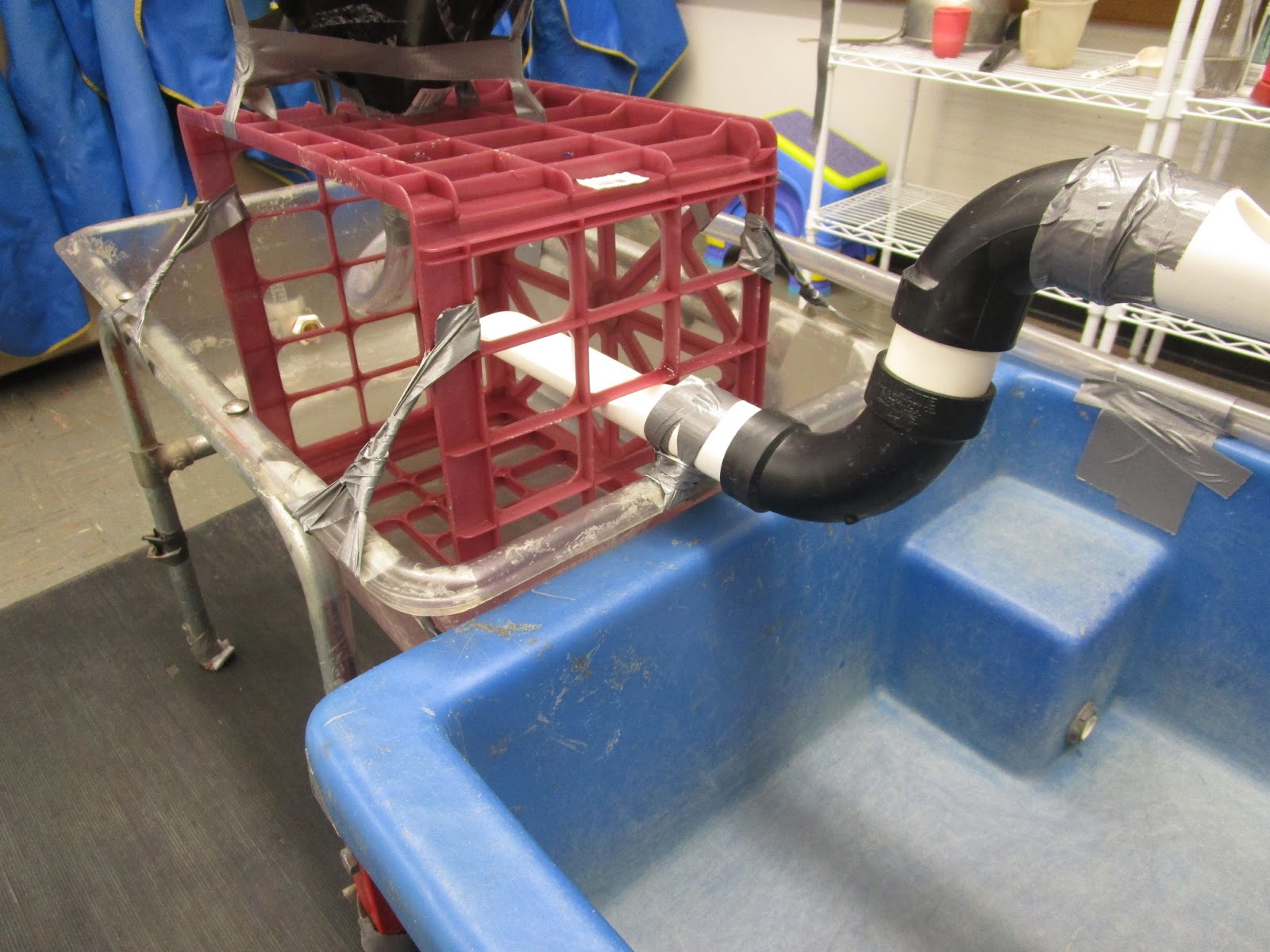 SAND AND WATER TABLES PUMP FINALLY