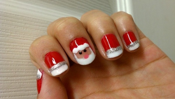 Easy Christmas nail art for kids