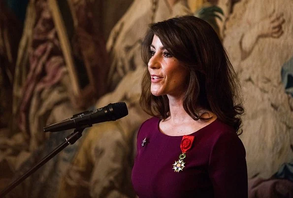 Princess Marie of Denmark received the National Order of the Legion of Honour by a ceremony held at French Embassy in Denmark.