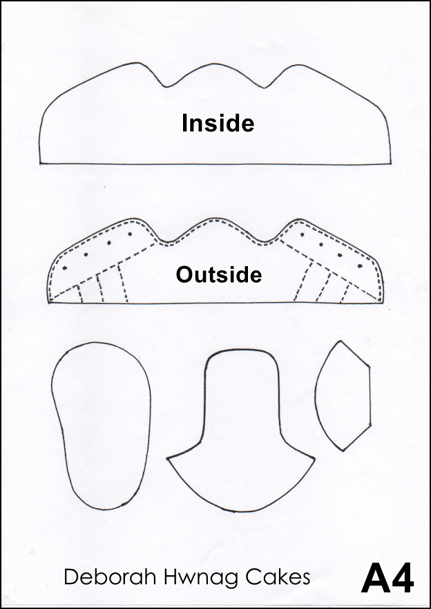 baby converse shoe template