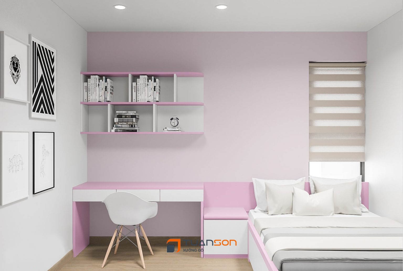 Thiết kế nội thất căn hộ 3 phòng ngủ IEC Thanh Trì Thiết kế nội thất căn hộ 3 phòng ngủ IEC Thanh Trì