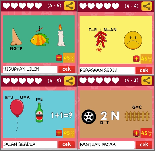 Kunci Jawaban Tebak Gambar Baper Level 1 Tebak Gambar