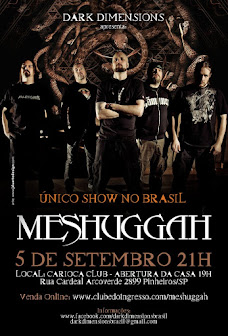 Meshuggah Brazil tour 2016