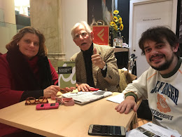 Con la giornalista Giovanna Canzano e l'attore Francesco Russo