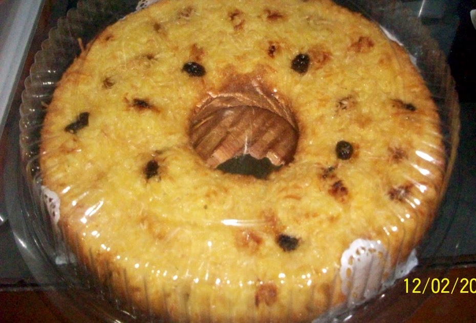 Doyan kue: bolu panggang tabur keju kismis