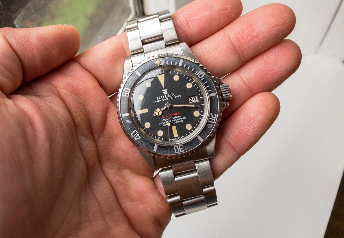 FS 1971 Rolex Red Submariner 1680 Mk4 w Recent Service Rolex