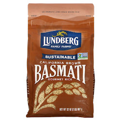 Lundberg, Калифорнийский коричневый рис басмати, 32 унции (907 г)