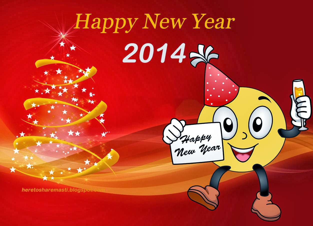 Песня happy new year. Нарру New year. Happy New year 2014. Happy New year 2014 картинки. Карикатура Happy New year.