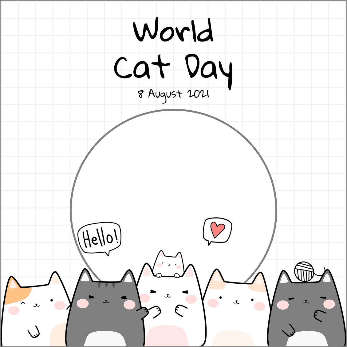 Twibbon Hari Kucing Sedunia 2021, Pasang Bingkai Twibbonize