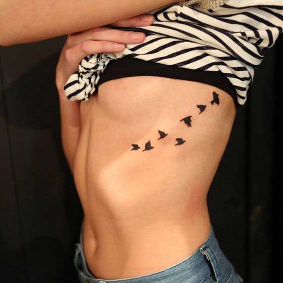 Bird Tattoo  Bird tattoo ribs Rib tattoo Tattoo skin