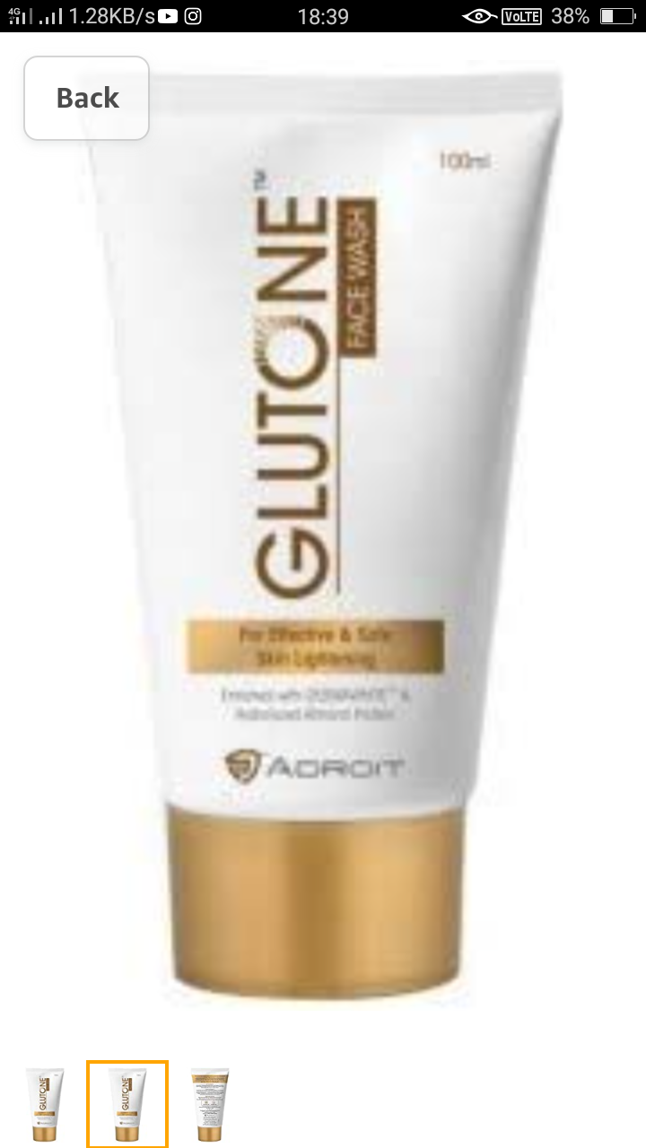 GLUTONE Face Wash ReviewSide Effects In Hindi